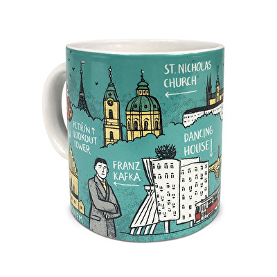 Tasse ALL Prague blau 88.