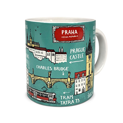 Tasse ALL Prague blau 88.