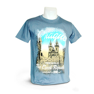 T-shirt Prague AMST 200. - Indigo blue