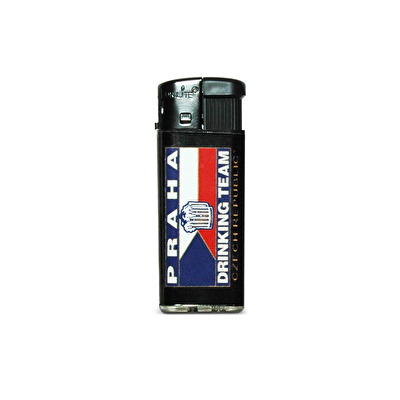 Lighter mini Prague D.T. black