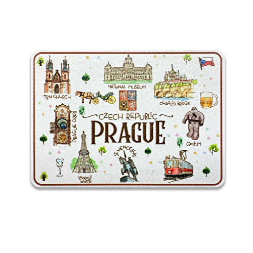 Magnet HDF Praha Aquarel 75.