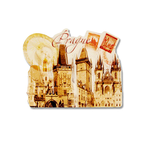 Magnet Prag Relief Retro