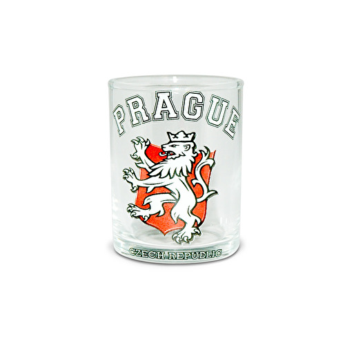 Shotglass Favorit Prague Czech lion M