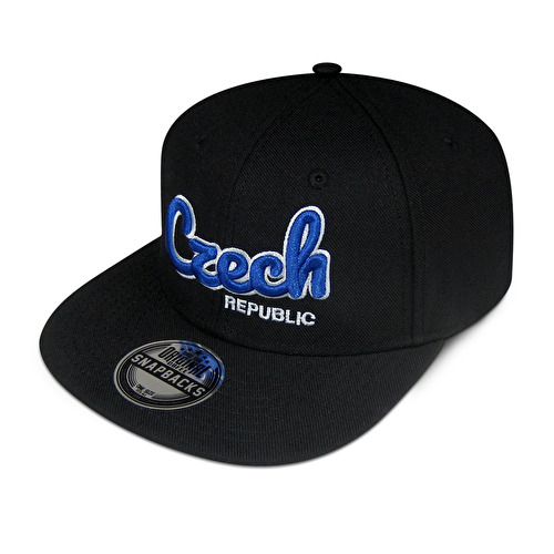 Čepice Praha snapback CZECH modrá