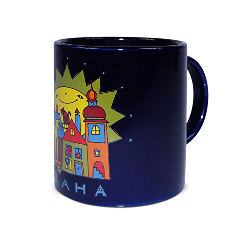 Mug Prague Sun E dark blue