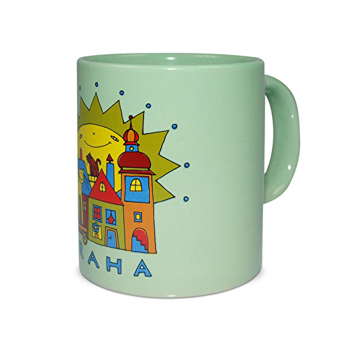 Mug Prague Sun E light green