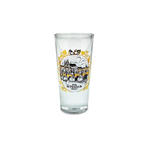 Shotglass Prague gold Klarka 24.