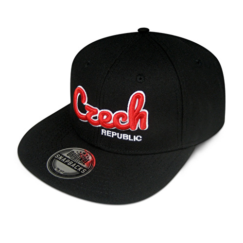 Čepice Praha snapback CZECH červená